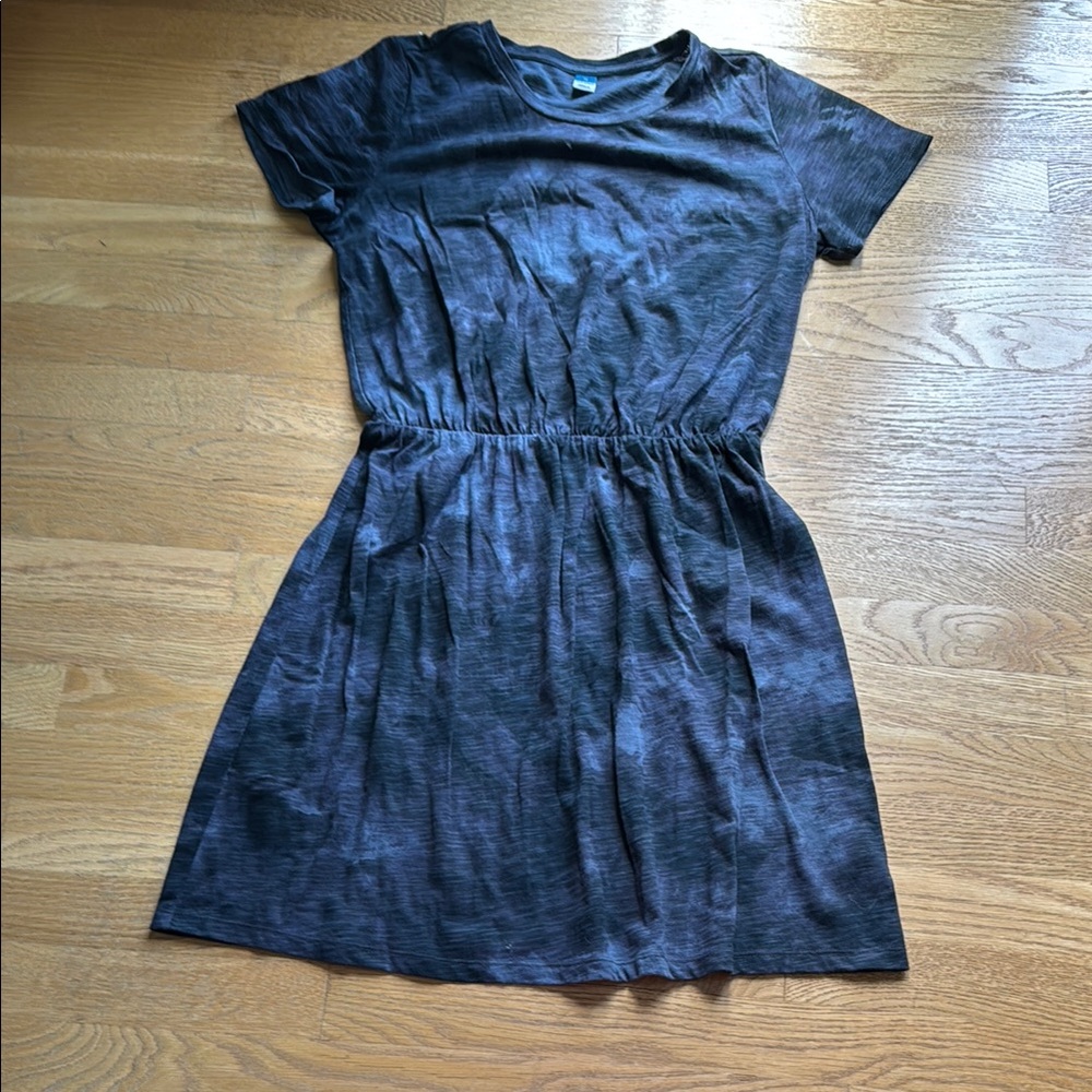 Casual Gray Short Sleeve Dress